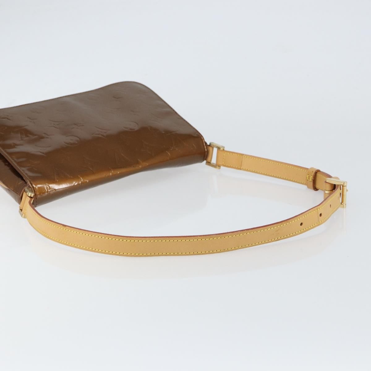 Louis Vuitton Thompson Street Monogram Vernis Brown Patent_Leather Shoulder Bag Bag (Pre-Owned)