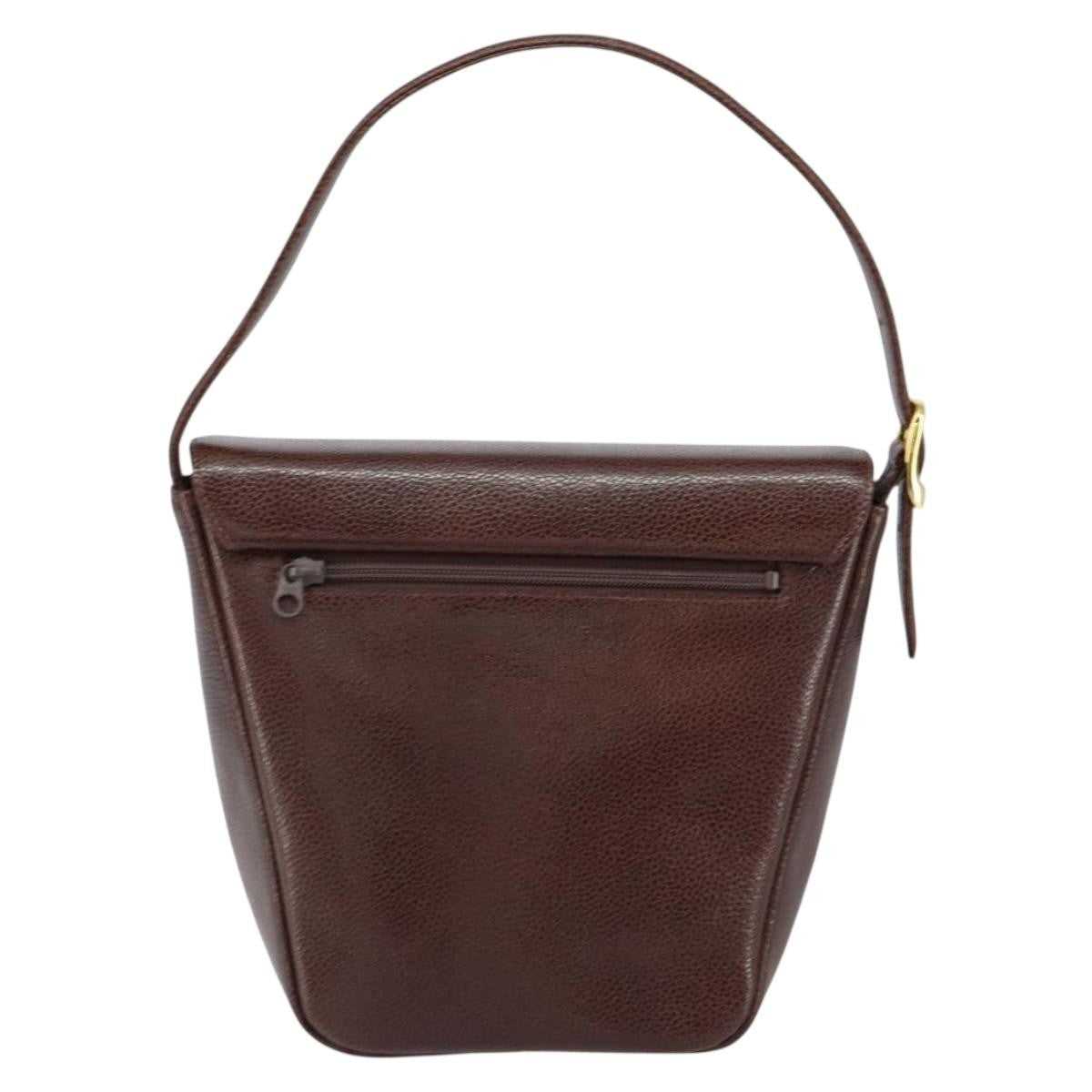 Givenchy Shoulder Leather Brown Leather Shoulder Bag Bag (Pre-Owned)
