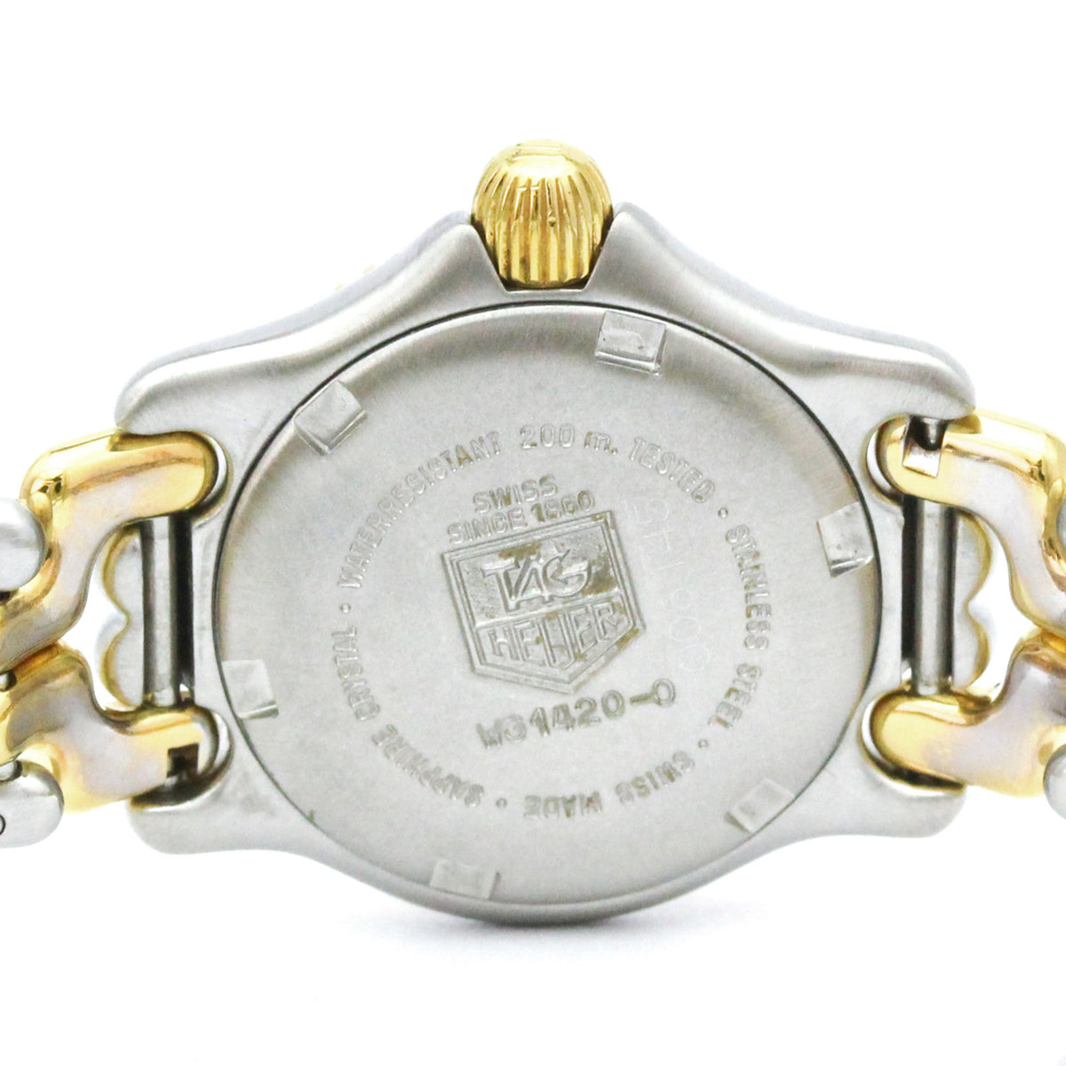 Tag Heuer Sel Professional 200M Quartz Stainless Steel And Gold Plated Watch (Pre-Owned)
