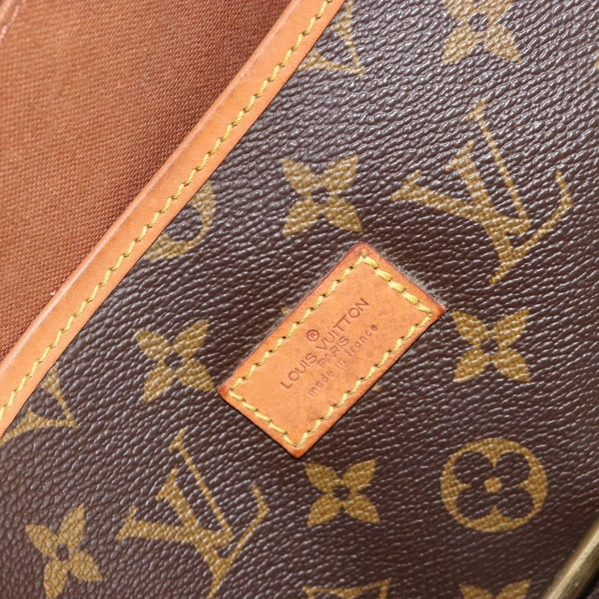 Louis Vuitton Saumur Monogram Canvas Brown Canvas Shoulder Bag Bag (Pre-Owned)