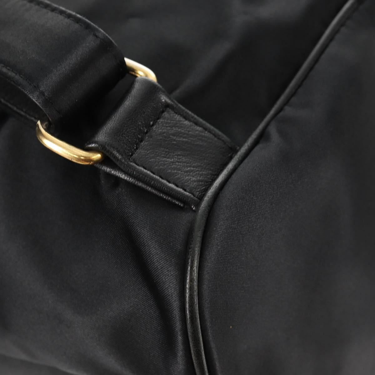 Valentino Garavani Backpack Nylon Black Nylon Backpack Bag (Pre-Owned)