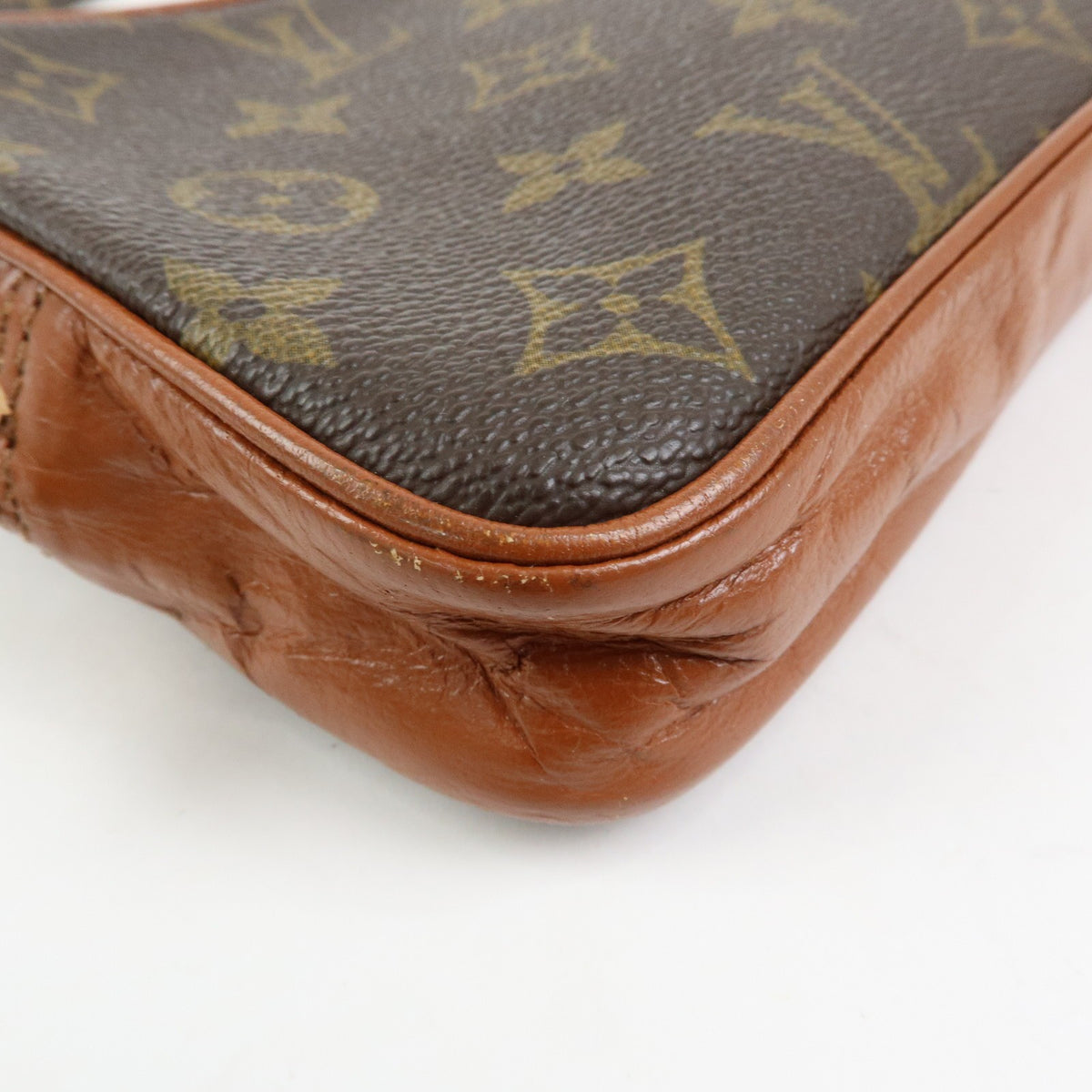 Louis Vuitton Pochette Marly Bandouliere Monogram Canvas Brown Canvas Handbag (Pre-Owned)