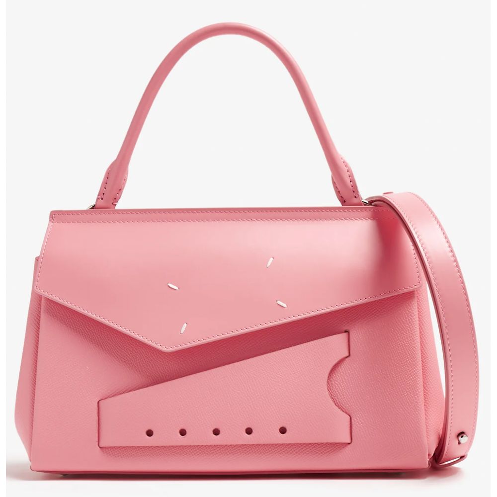 Maison Margiela Pink Leather Crossbody Women's Bag