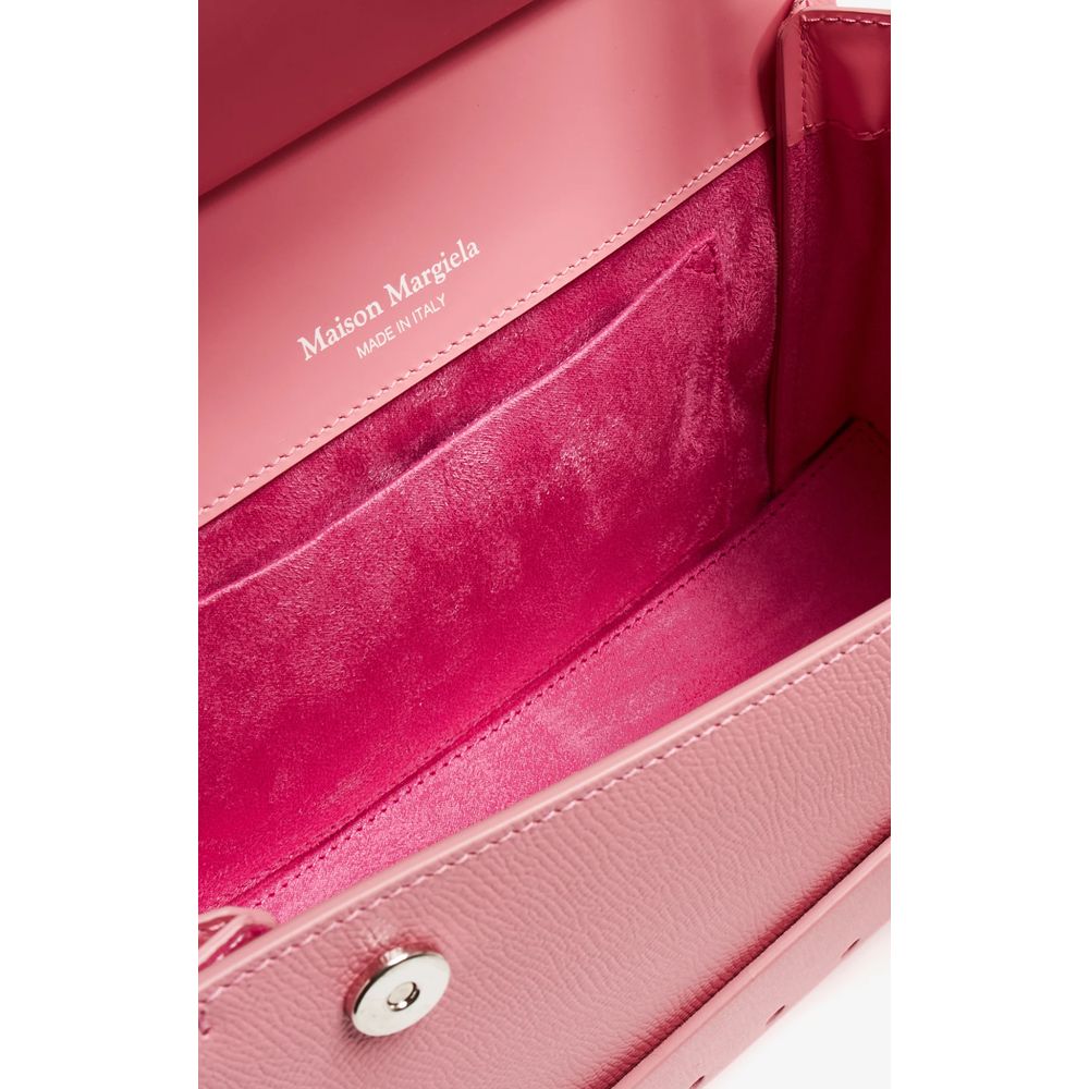 Maison Margiela Pink Leather Crossbody Women's Bag