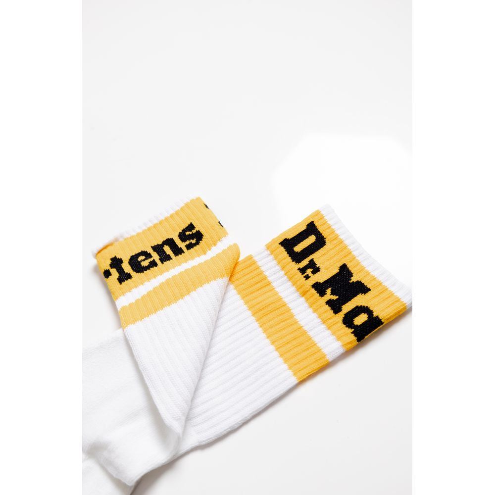 Dr. Martens White Cotton Men's Sock