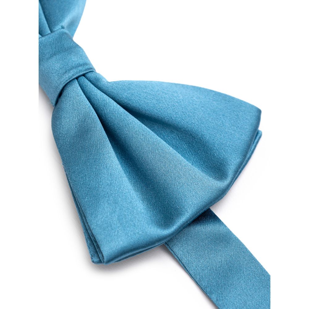 Dolce & Gabbana Blue Silk Men's Bowtie