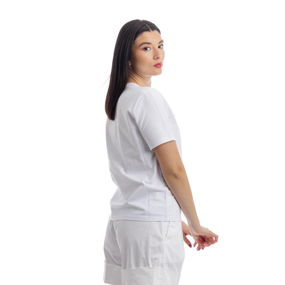 Herno White Cotton Tops & Women's T-Shirt