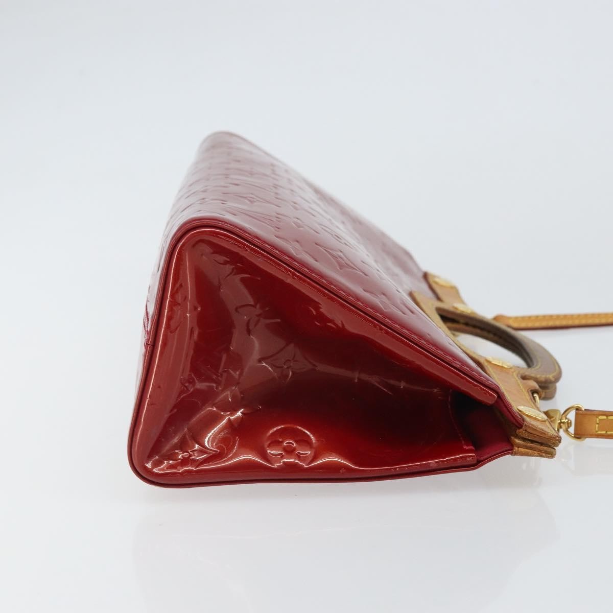 Louis Vuitton Roxbury Drive Monogram Vernis Red Patent_Leather Handbag (Pre-Owned)
