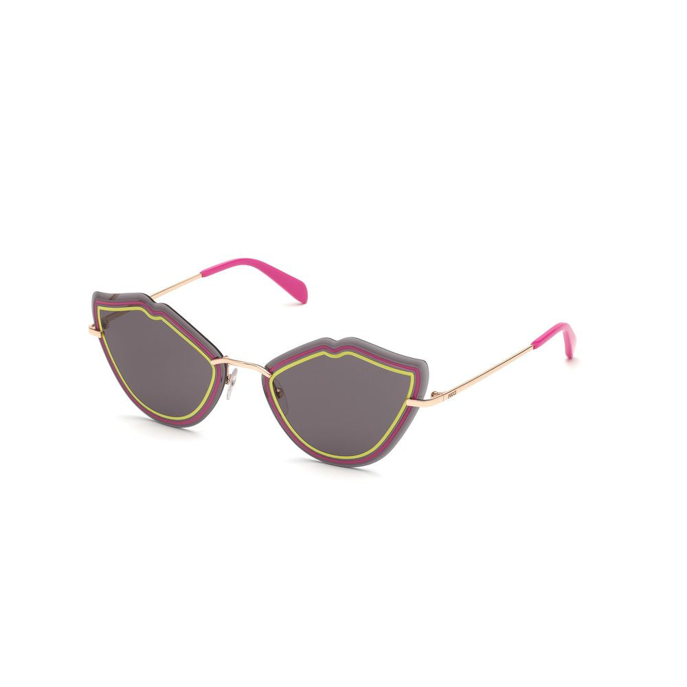 Emilio Pucci Multicolor Metal Women's Sunglasses