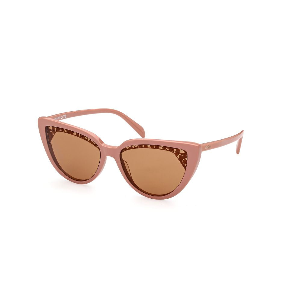 Emilio Pucci Brown Acetate Women's Sunglasses