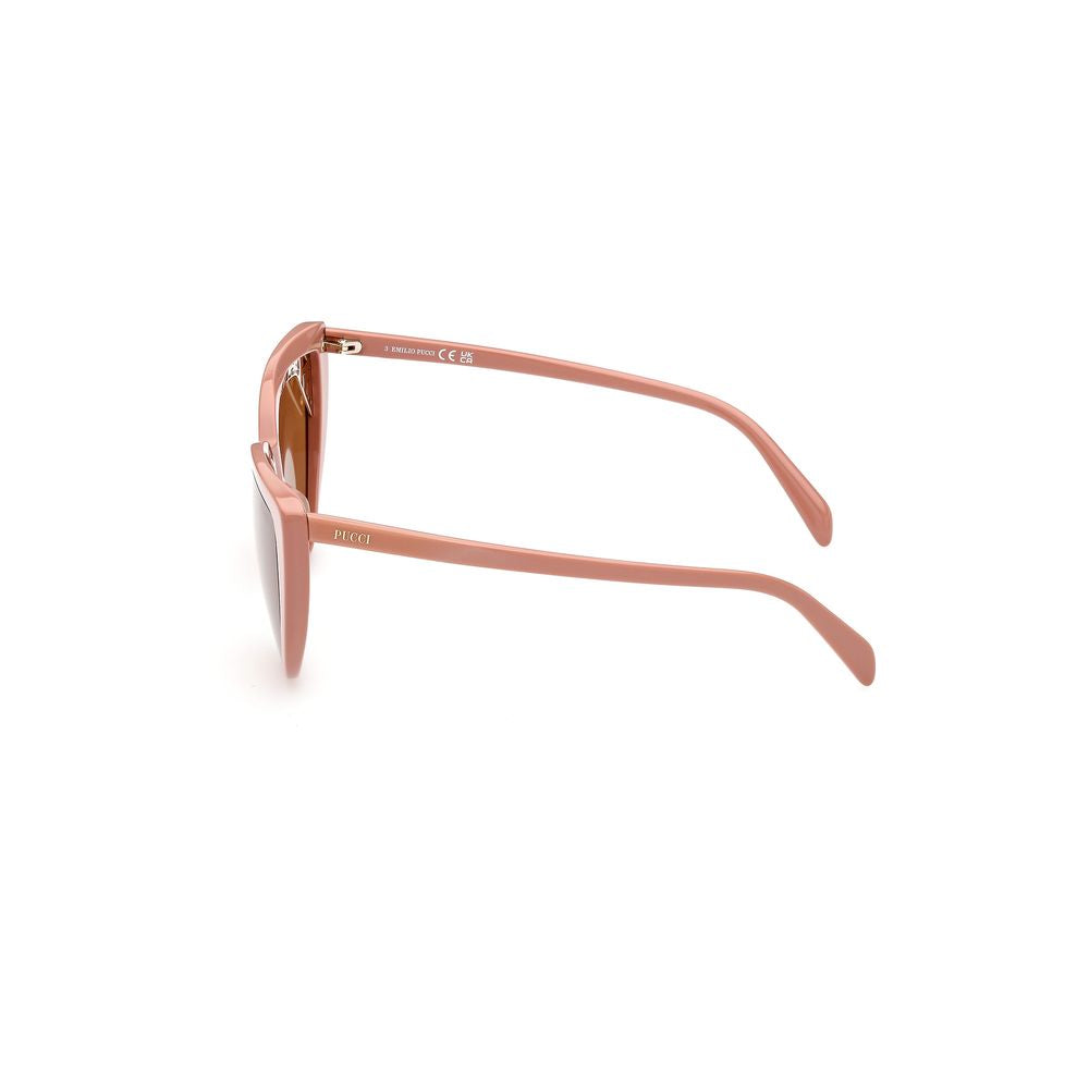 Emilio Pucci Brown Acetate Women's Sunglasses