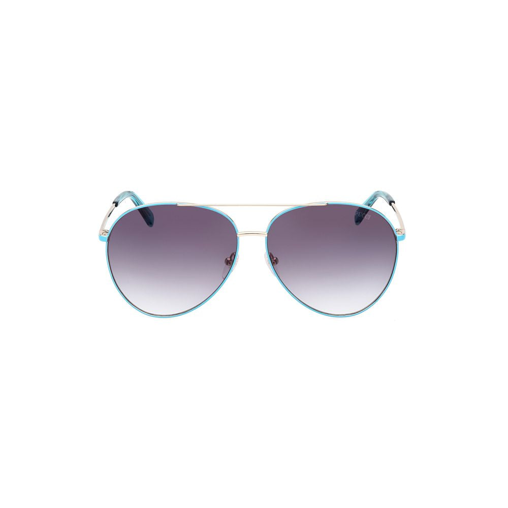 Emilio Pucci Brown Metal Women's Sunglasses