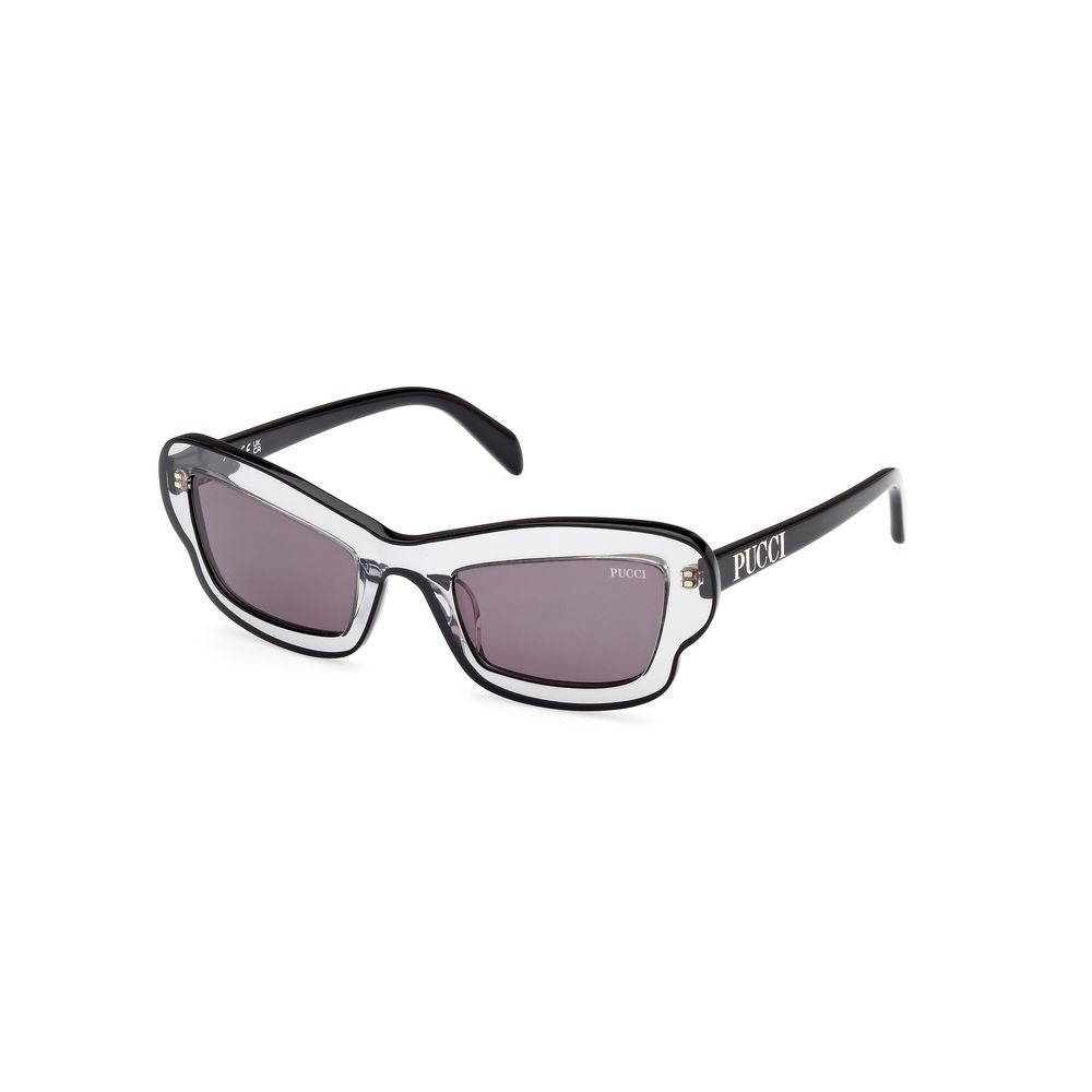 Emilio Pucci Gray Acetate Women's Sunglasses