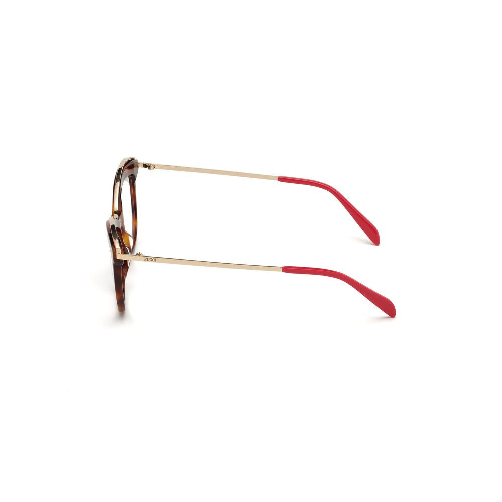 Emilio Pucci Brown Acetate Women's Frames