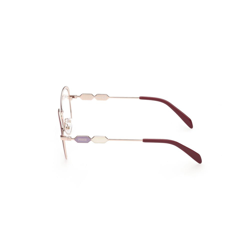 Emilio Pucci Red Metal Women's Frames