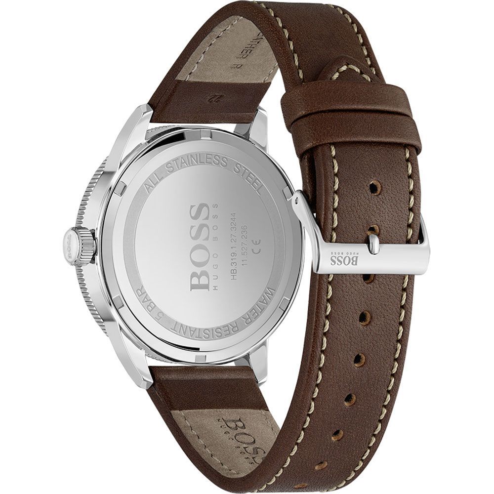 Hugo Boss Brown Leather Men's Watch