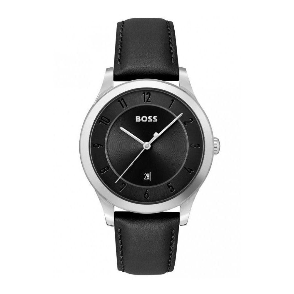 Hugo Boss Black Leather Men's Watch