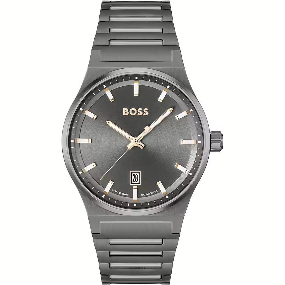 Hugo Boss Gray Stainless Steel Men's Watch