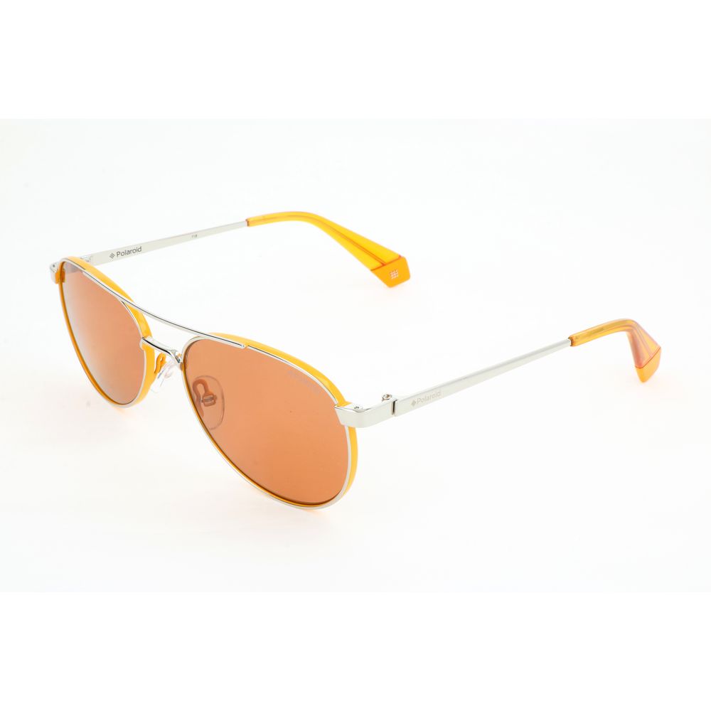 Polaroid Gray Stainless Steel Women's Sunglasses