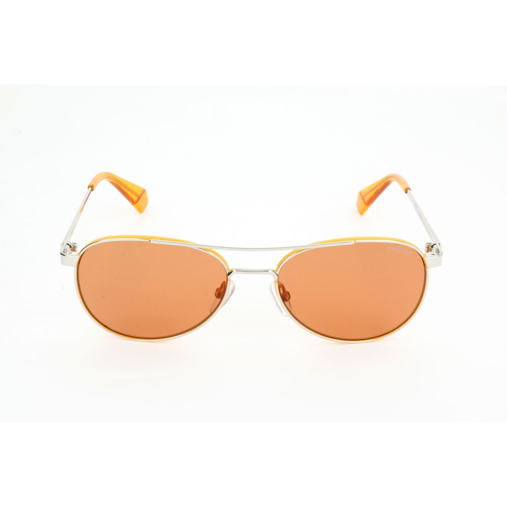 Polaroid Gray Stainless Steel Women's Sunglasses