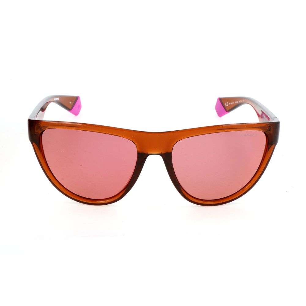 Polaroid Brown Resin Women's Sunglasses