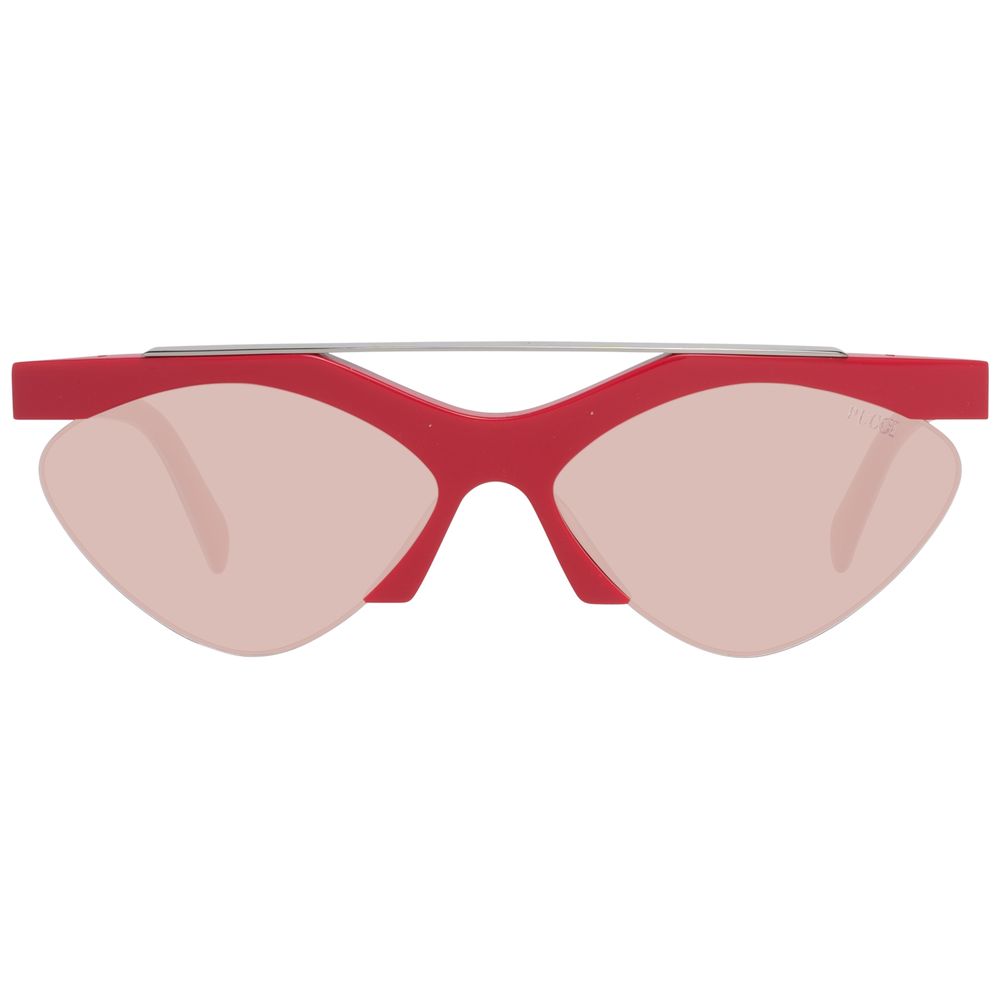 Emilio Pucci Red Metal Women's Sunglasses