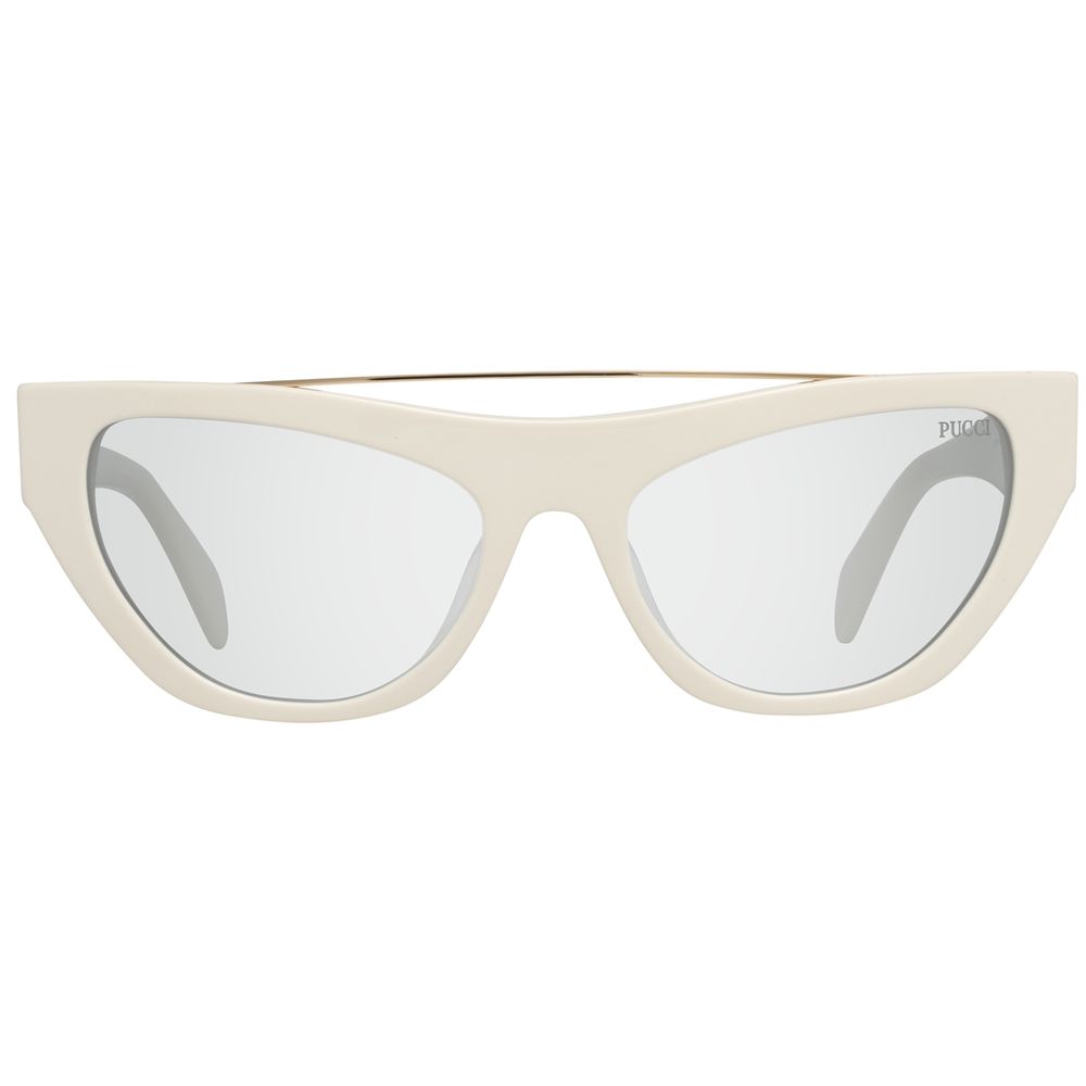 Emilio Pucci White Metal Women's Sunglasses
