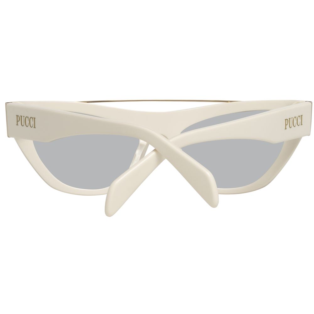 Emilio Pucci White Metal Women's Sunglasses
