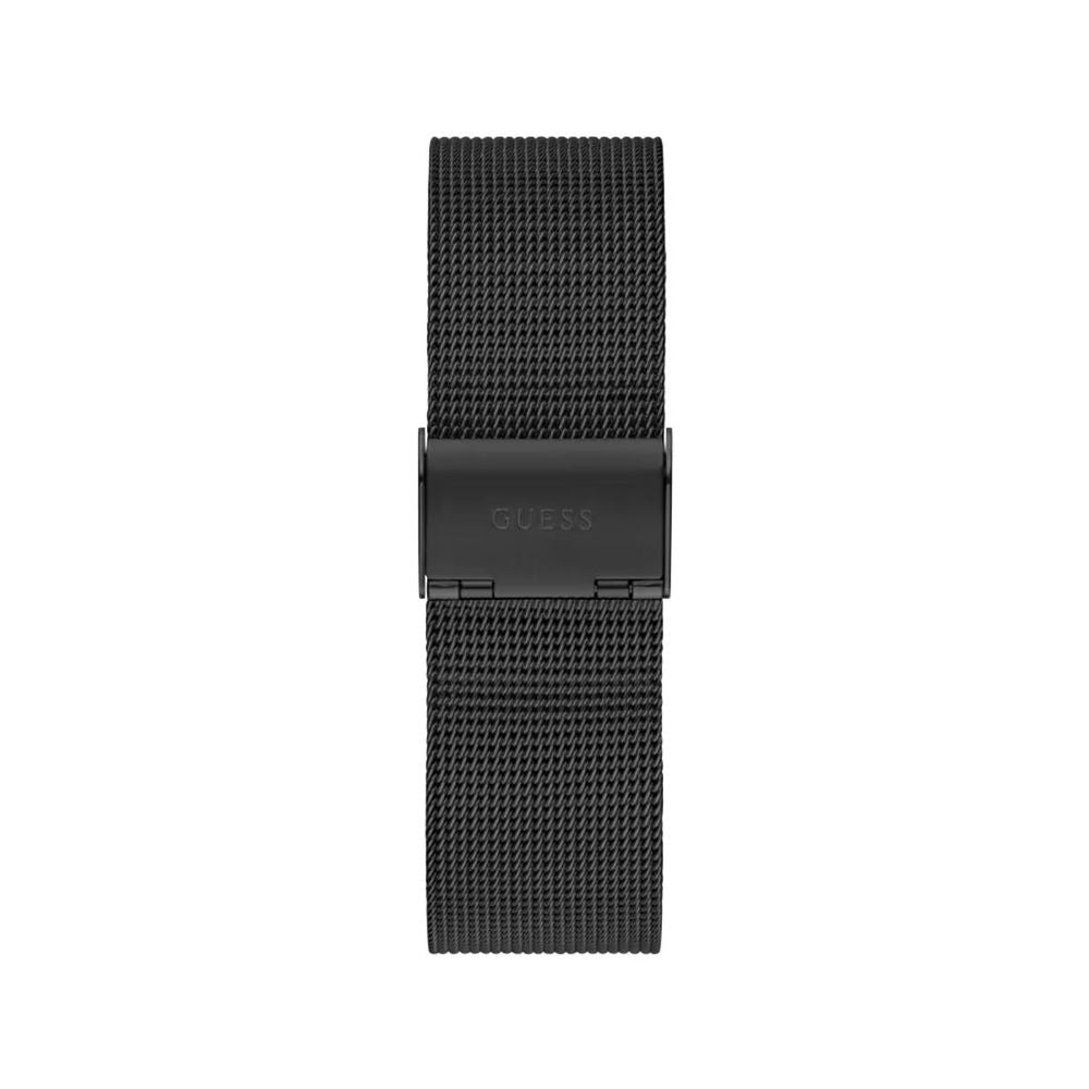 Guess Black Stainless Steel Stainless Steel Men's Watch