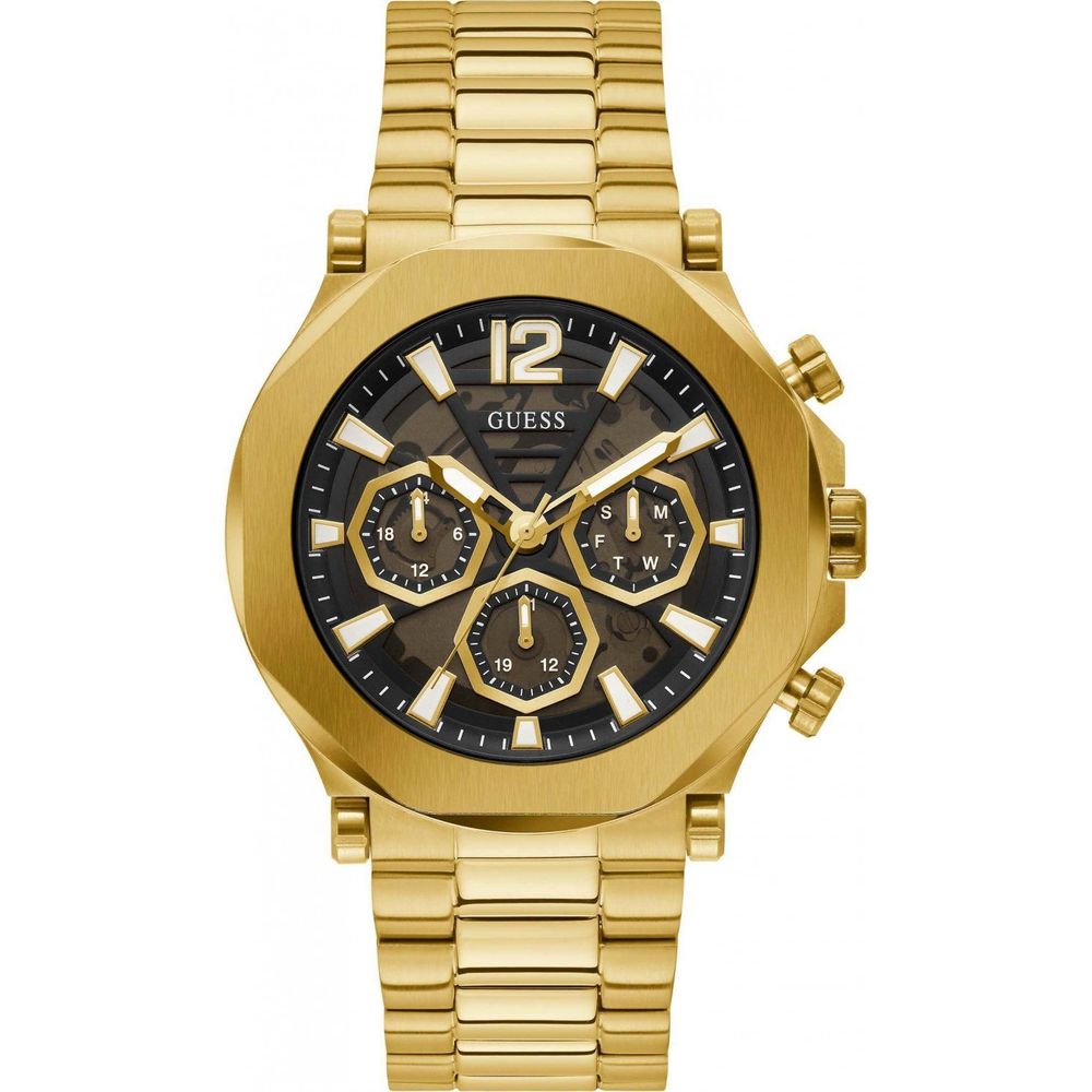 Guess Gold Stainless Steel Men's Watch