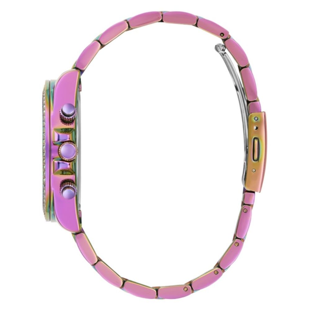 Guess Purple Stainless Steel Women's Watch