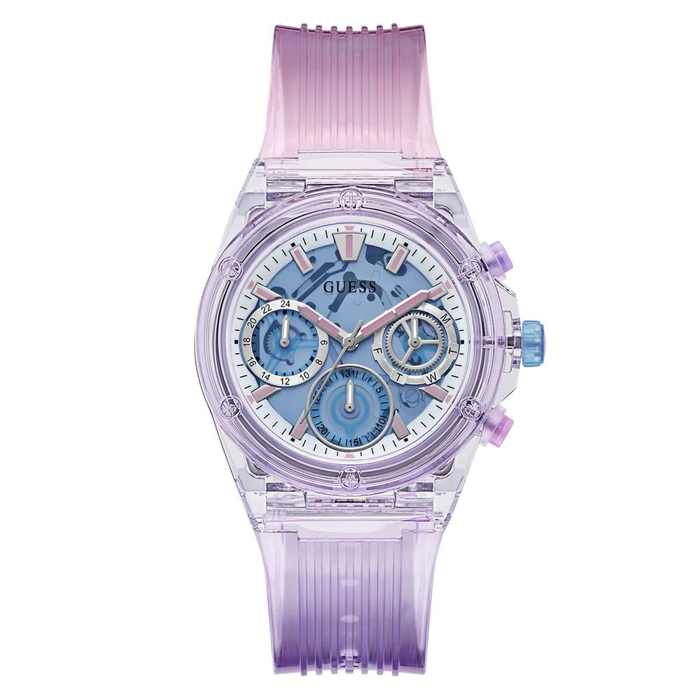 Guess Purple Silicone Women's Watch