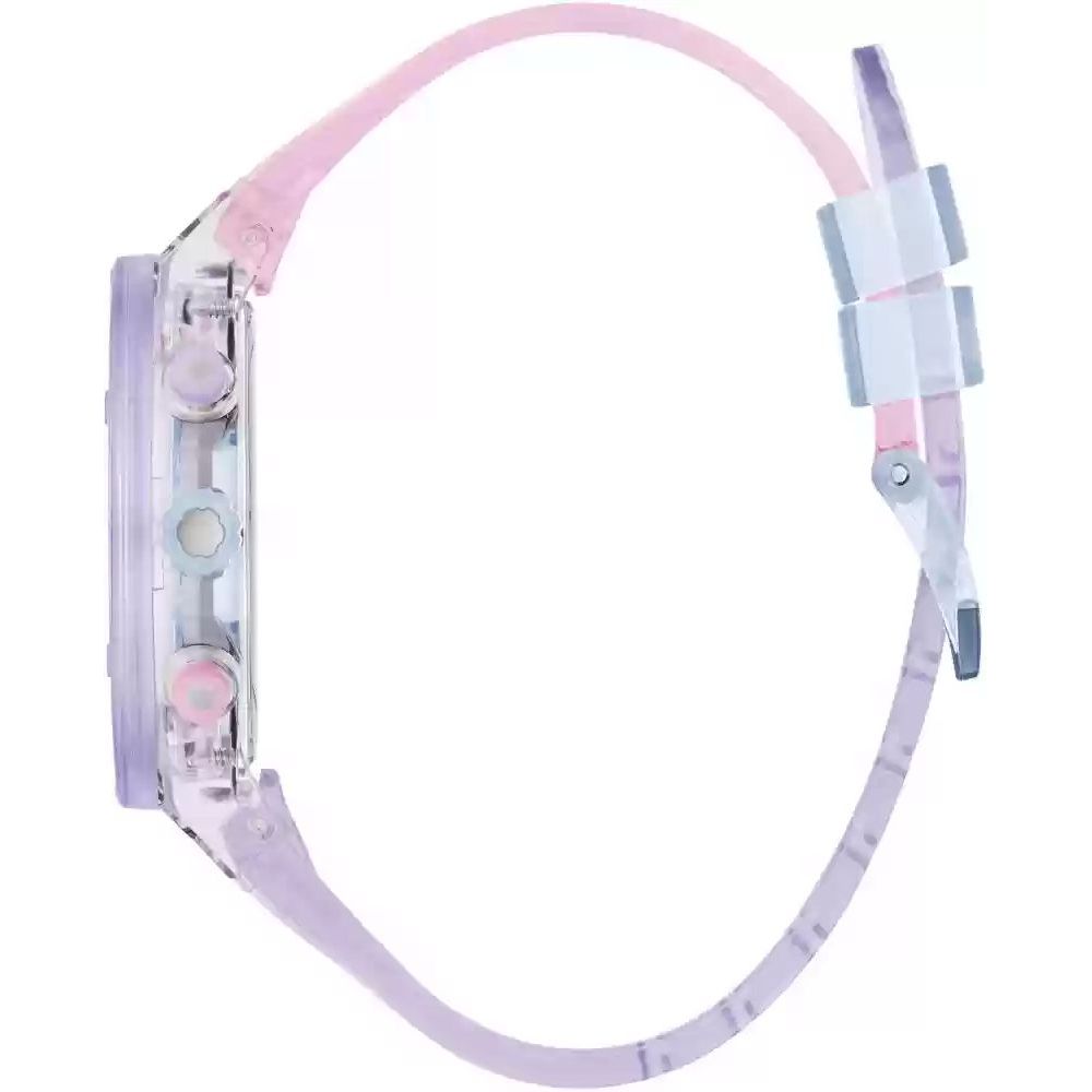 Guess Purple Silicone Women's Watch