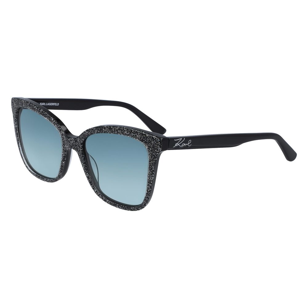 Karl Lagerfeld Black Acetate Women's Sunglasses