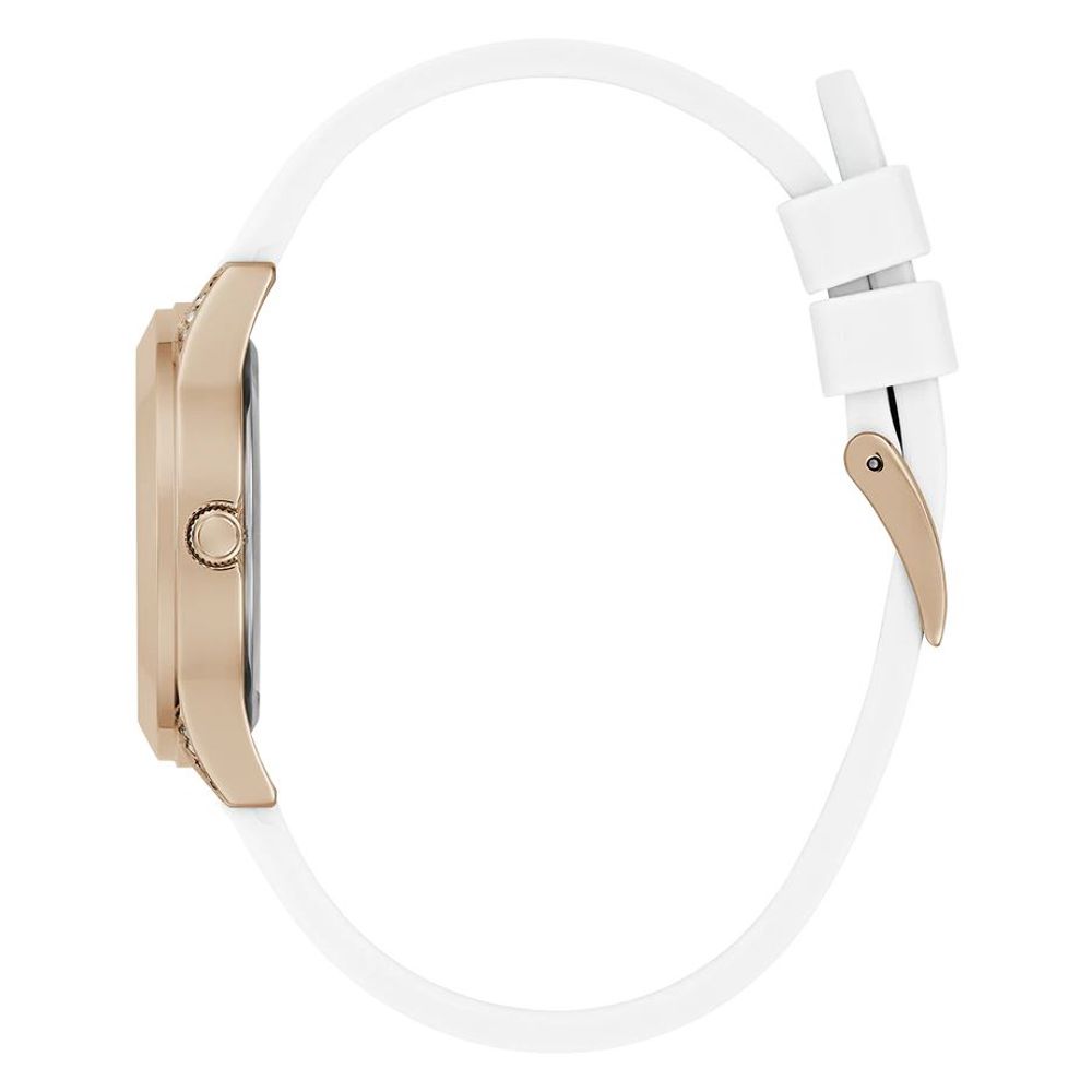 Guess White Silicone Women's Watch