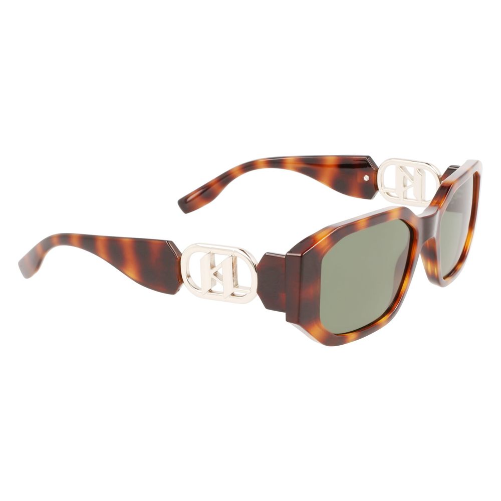 Karl Lagerfeld Brown Injected Women's Sunglasses