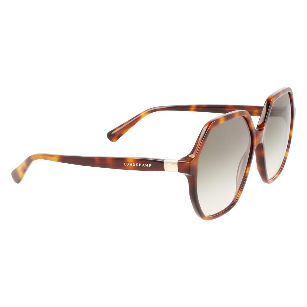 Longchamp Brown Acetate Women's Sunglasses