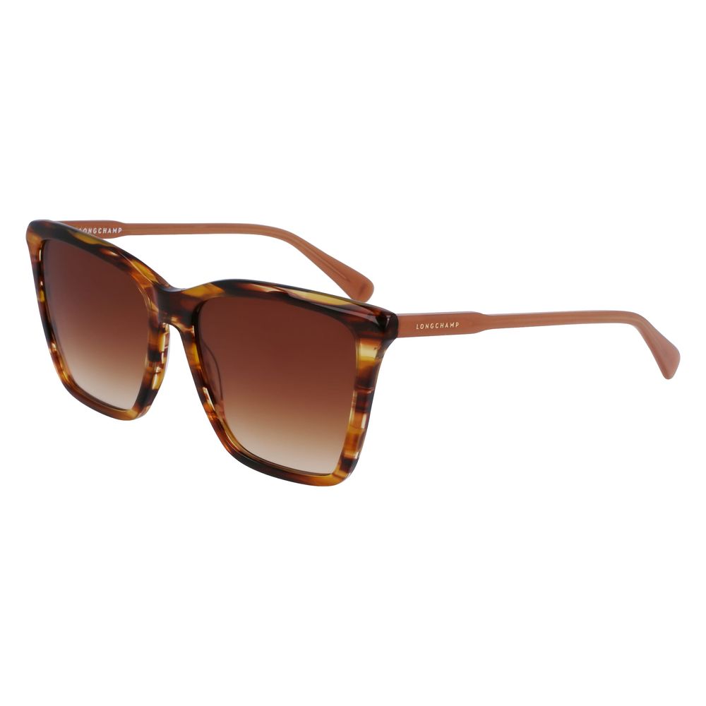 Longchamp Brown Acetate Women's Sunglasses
