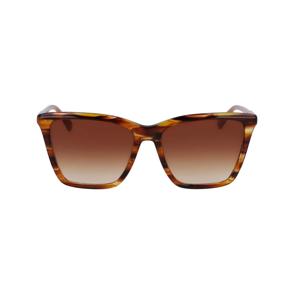 Longchamp Brown Acetate Women's Sunglasses