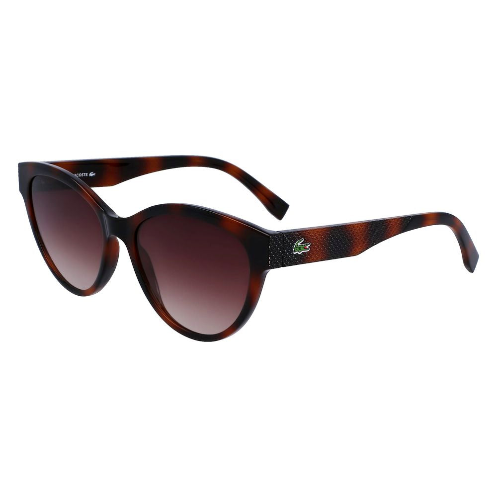 Lacoste Brown Injected Women's Sunglasses