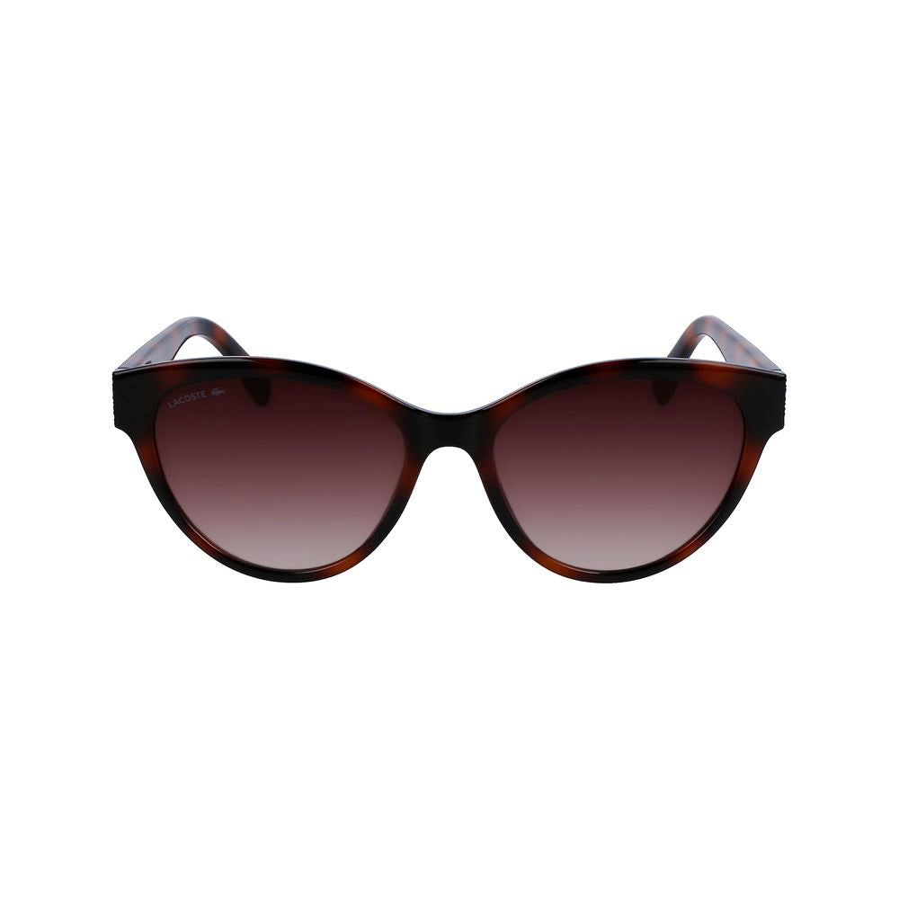 Lacoste Brown Injected Women's Sunglasses