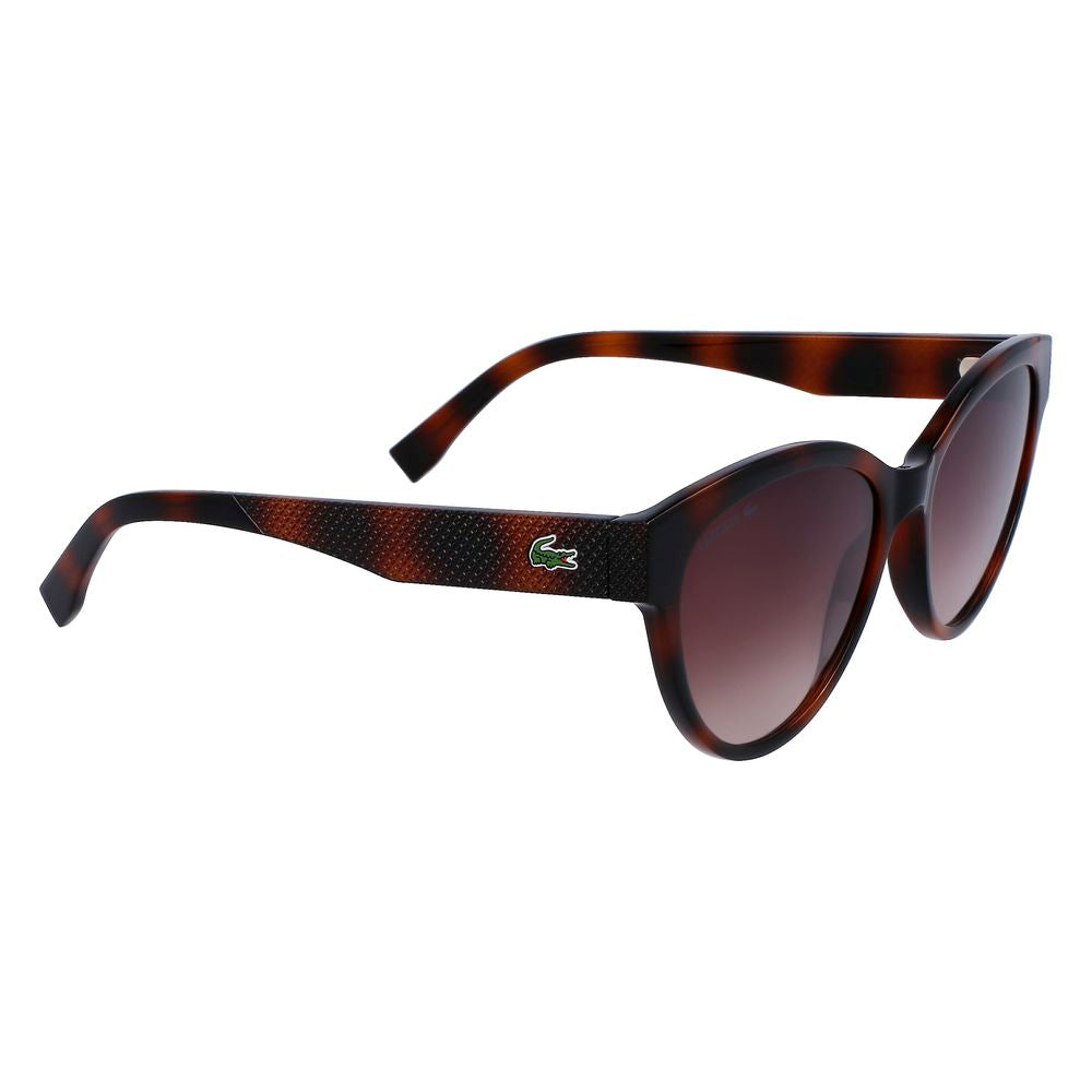 Lacoste Brown Injected Women's Sunglasses