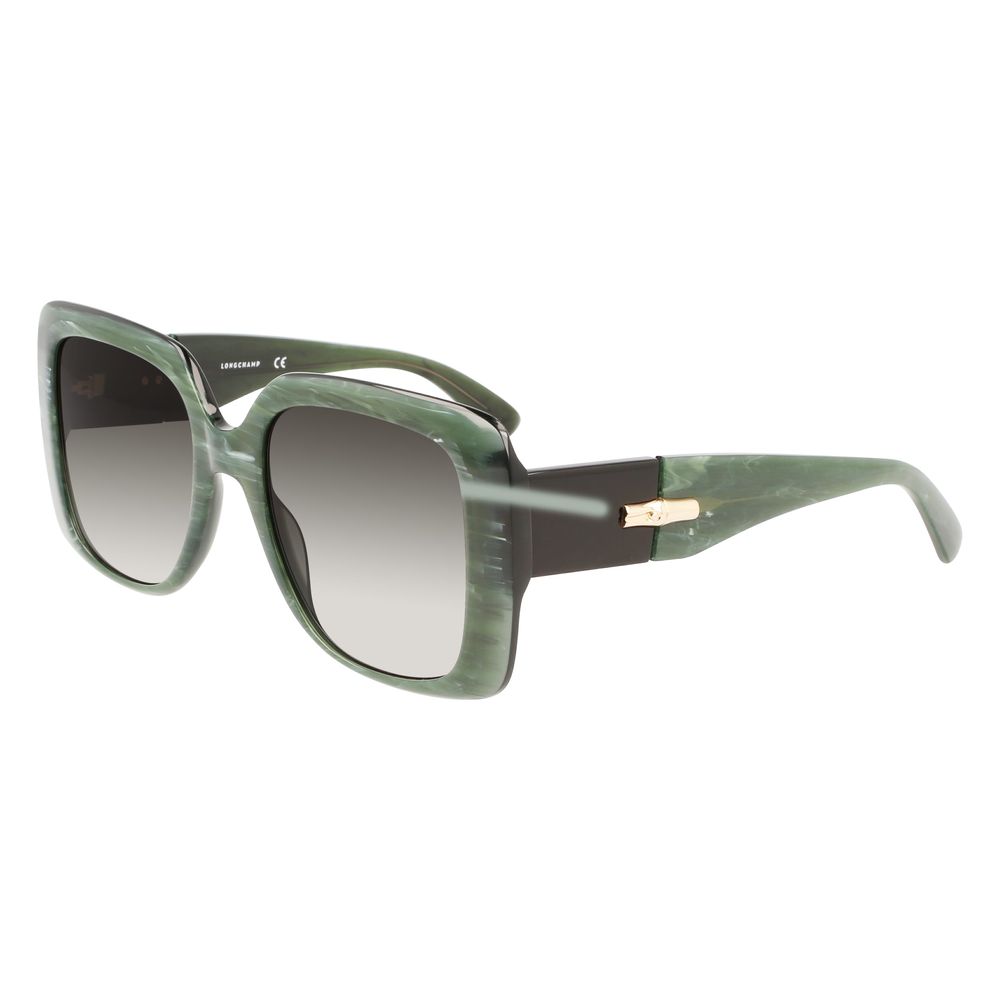 Longchamp Green Acetate Women's Sunglasses
