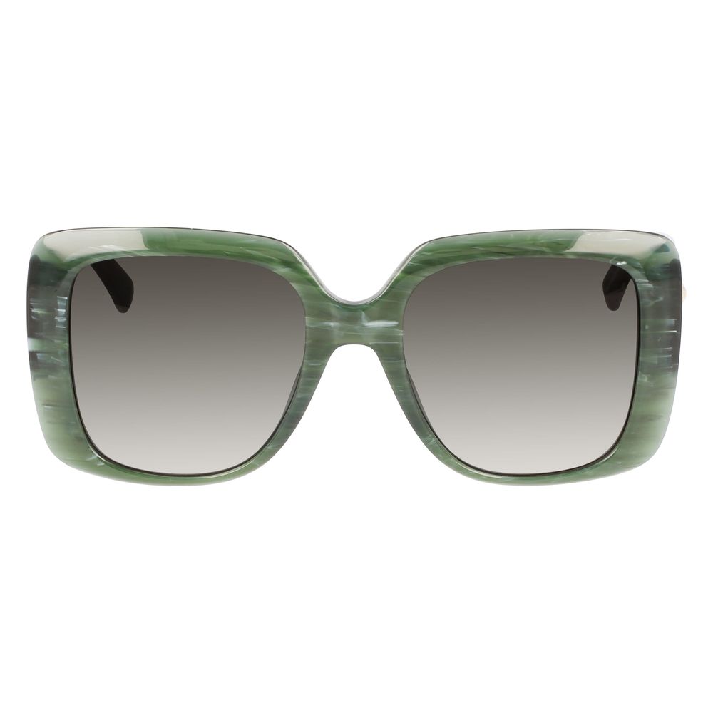 Longchamp Green Acetate Women's Sunglasses