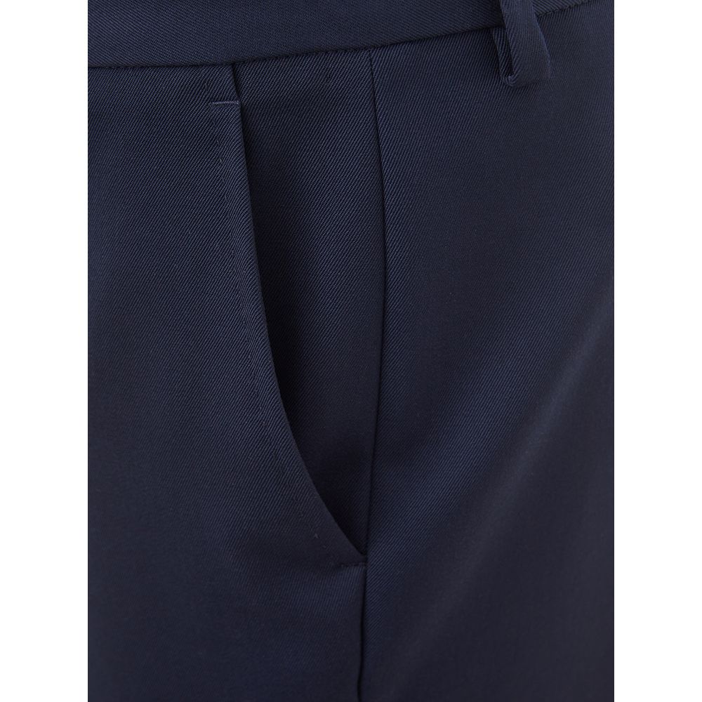 Lardini Blue Wool Dress Women's Pants