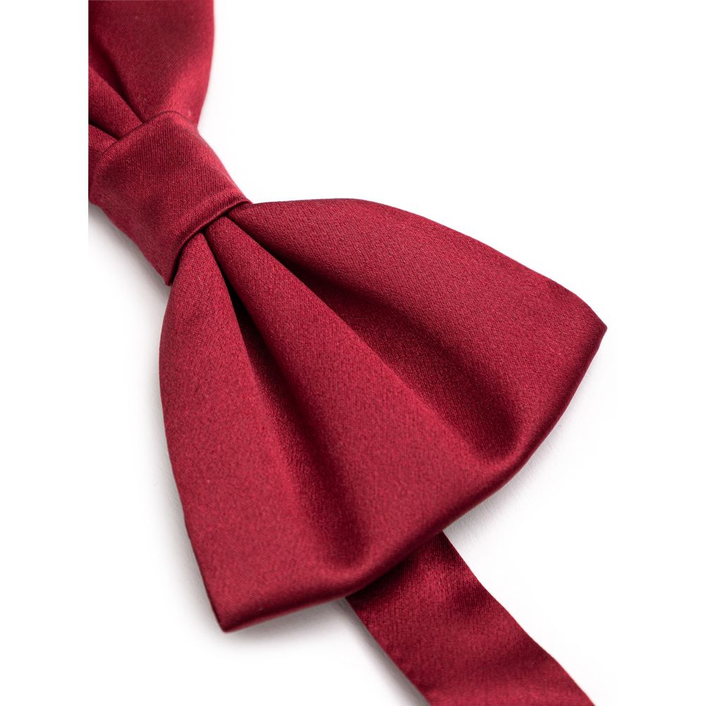 Dolce & Gabbana Red Silk Men's Bowtie