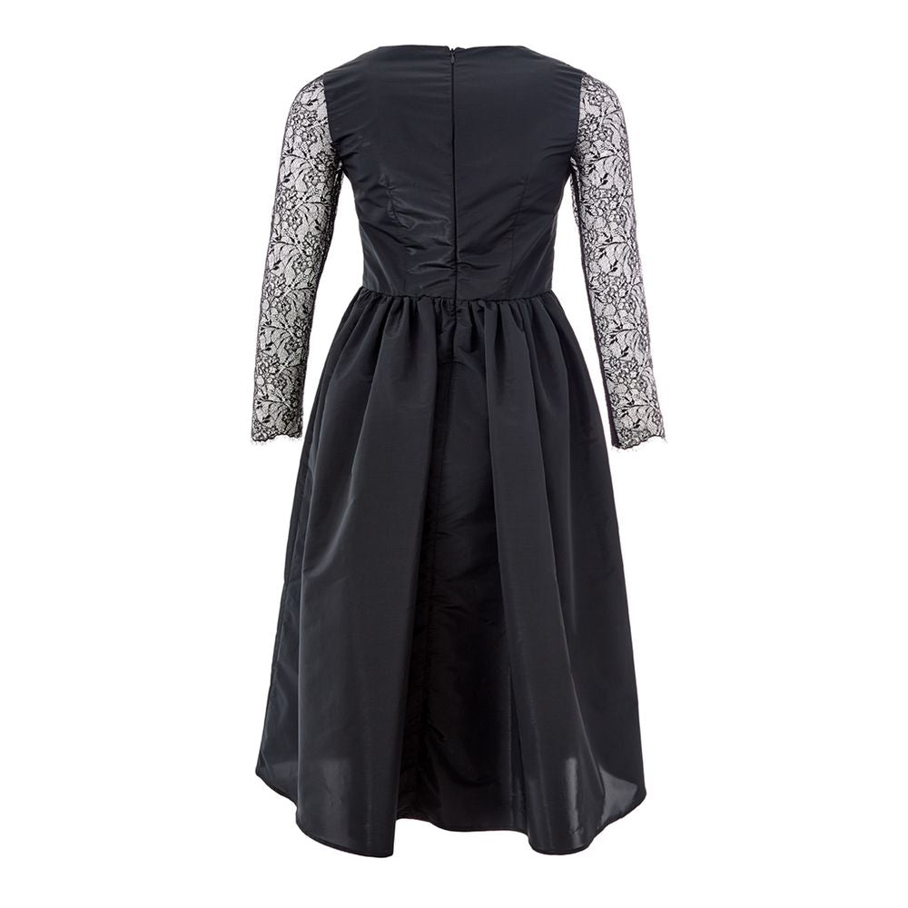 Lardini Black Polyester Cocktail Women's Dress