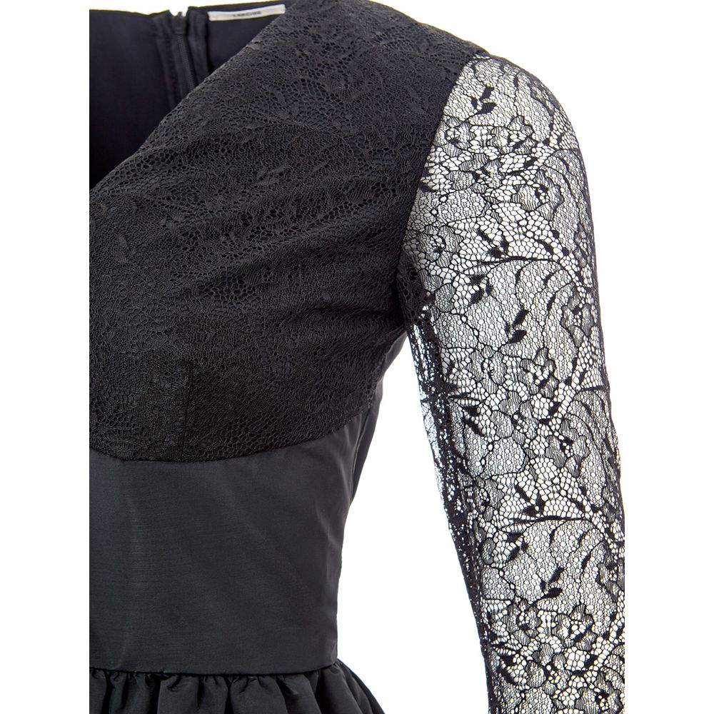 Lardini Black Polyester Cocktail Women's Dress