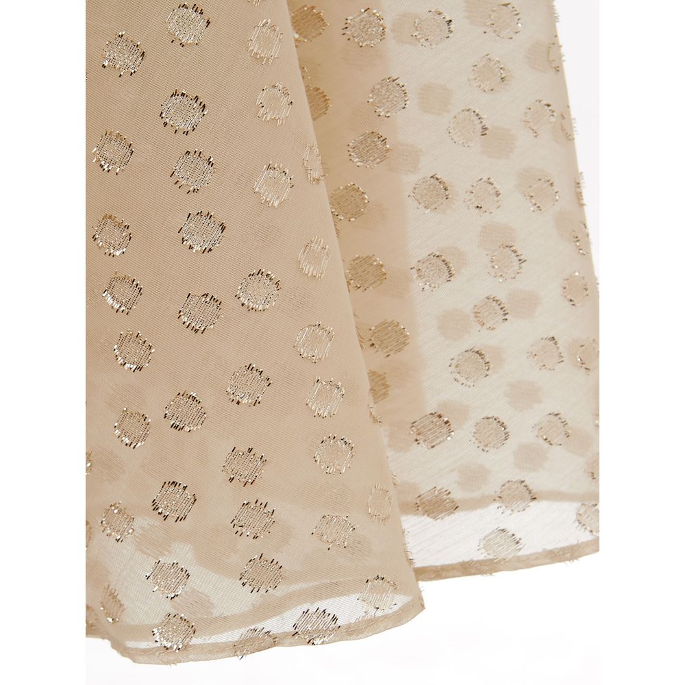 Lardini Beige Cotton Cocktail Women's Dress