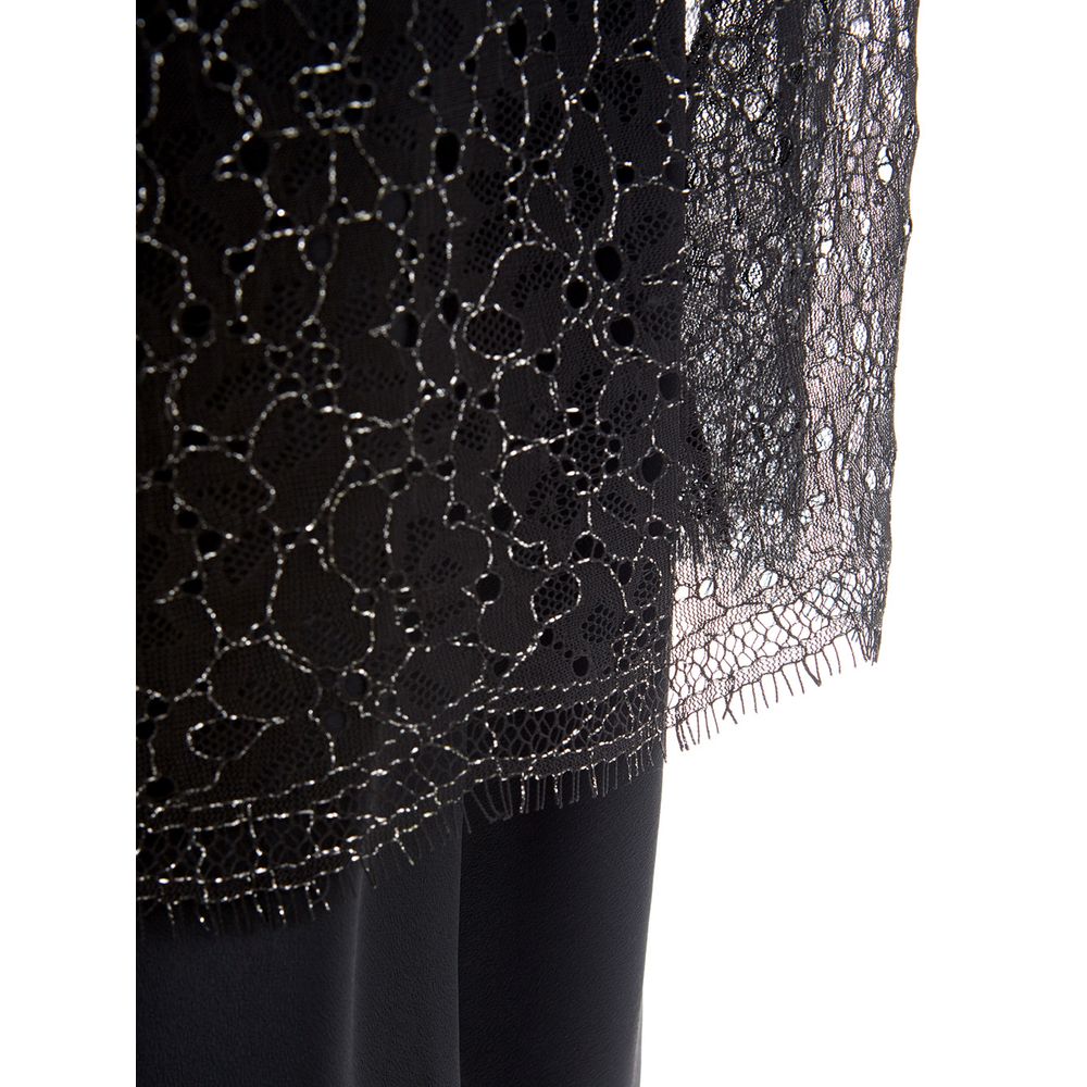 Lardini Black Nylon Casual Women's Dress